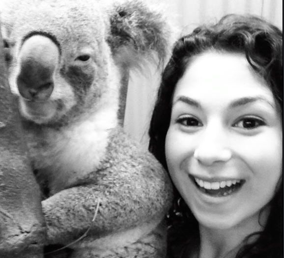 Alyssa and koala
