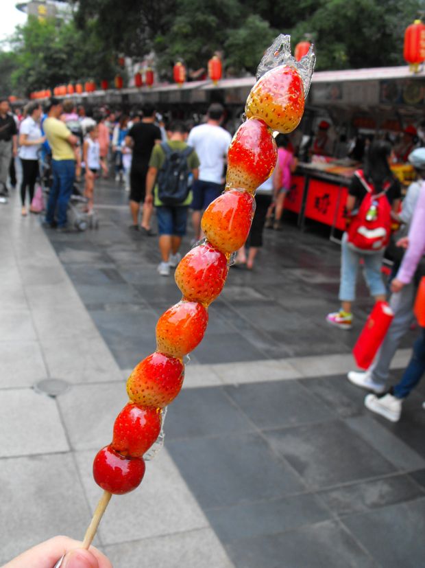 Strawberry stick in China