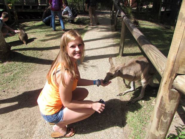 Melissa with Roo