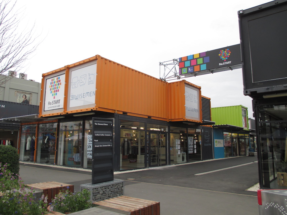Re:START mall built from shipping containers. 