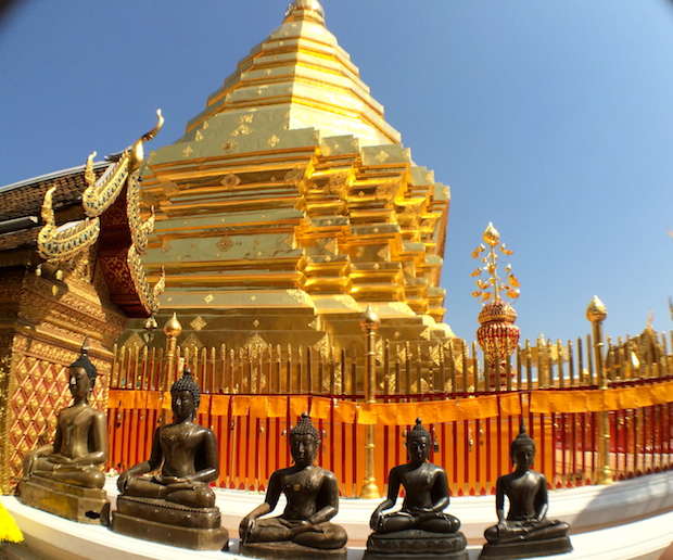 Buddha statues at Wat Doi Suthep