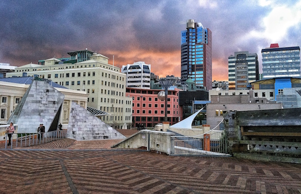 Photo of Wellington by Hannah Luther, University of Rhode Island who studied abroad in New Zealand