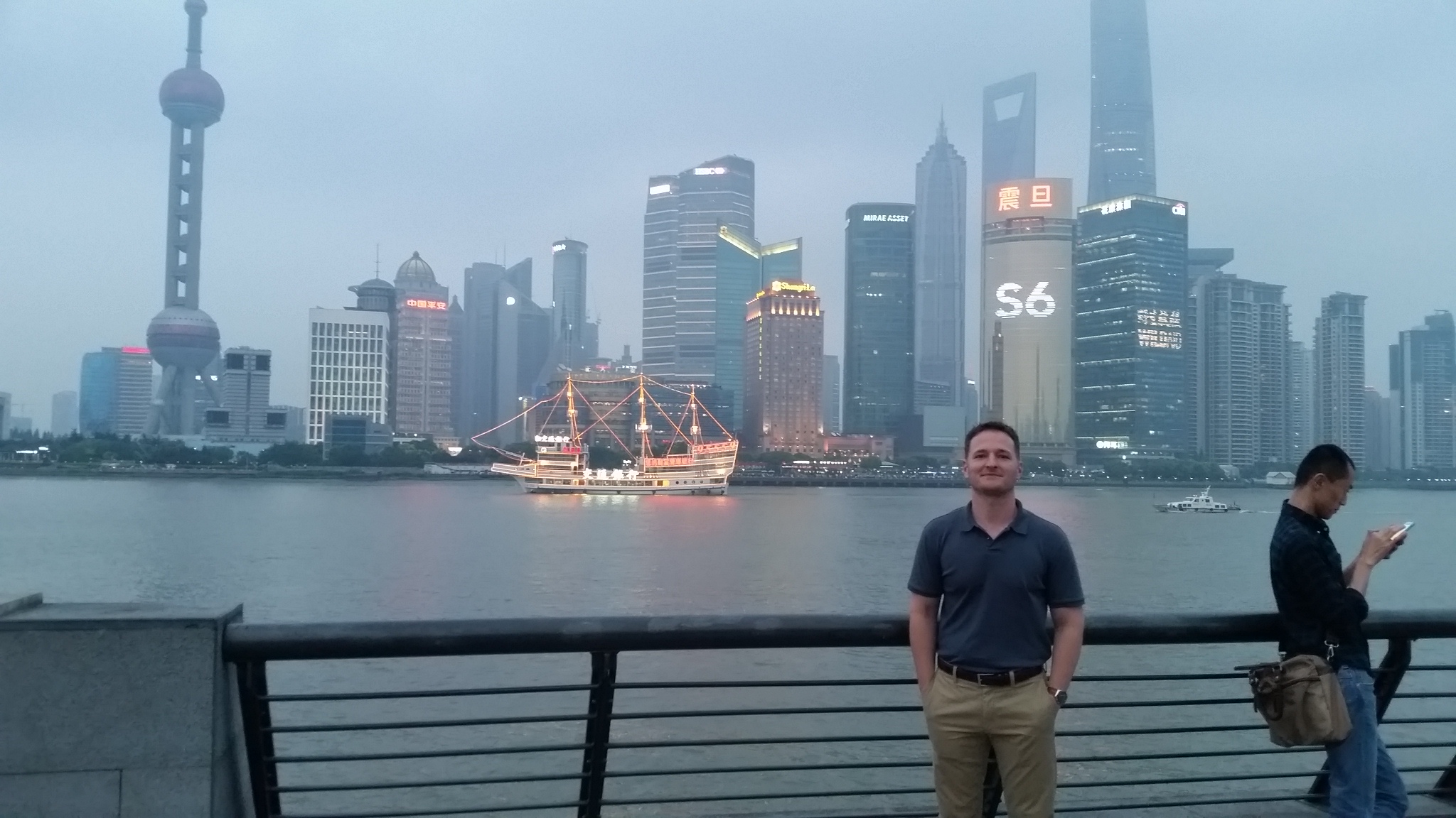 John on a recent visit to Shanghai 
