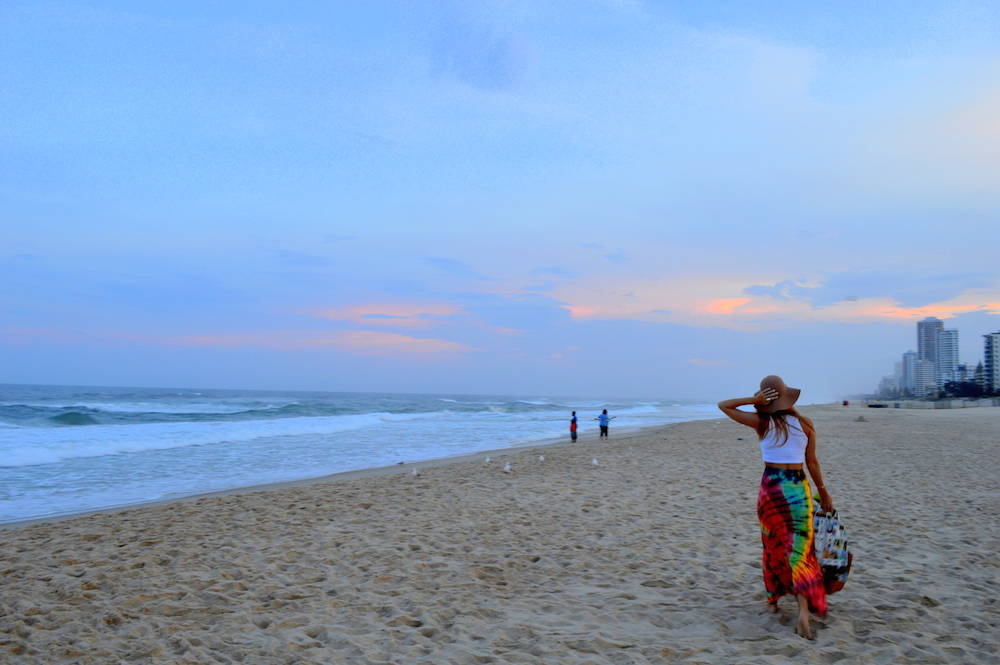 Photo of Whitney Wemett at Surfers Paradise on the Gold Coast in Australia