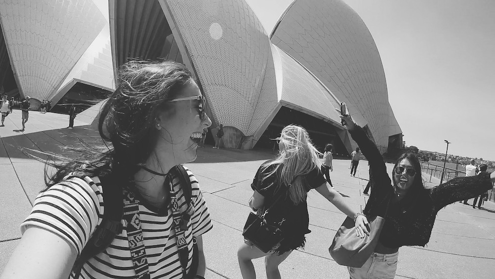 Hanging out with friends in Sydney | Hannah Schube, DePaul University 