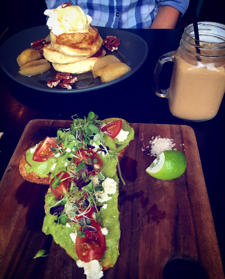 Blue Door in Newcastle, Australia is great for healthy and delicious food