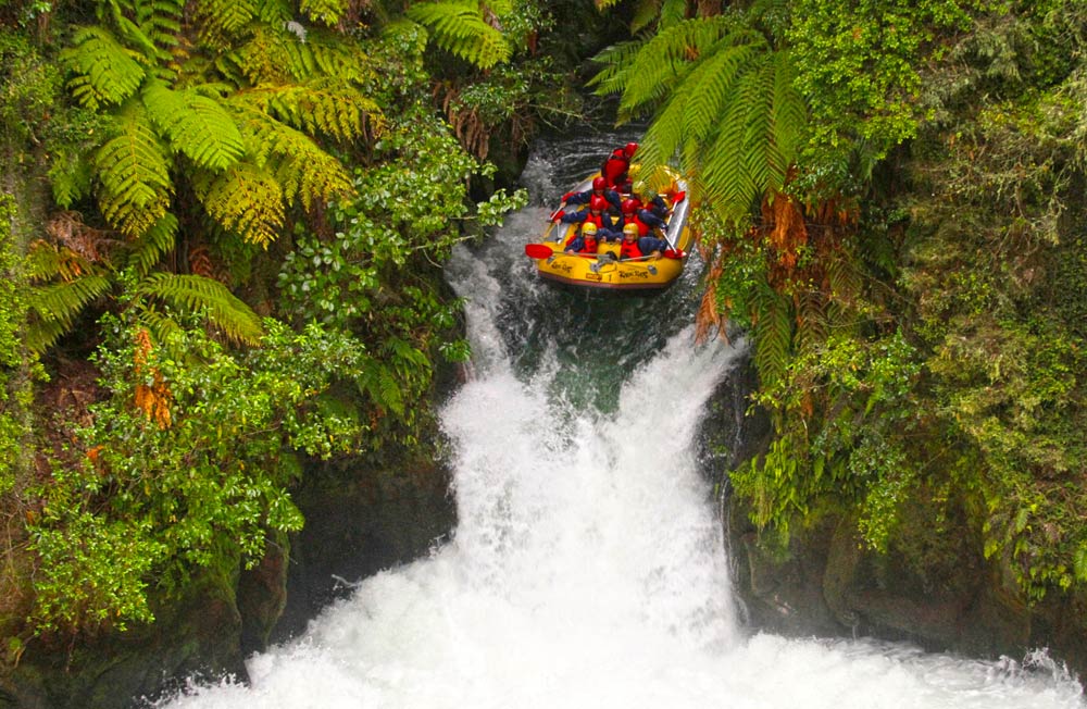 Study abroad in New Zealand to experience the adventure activities like white water rafting