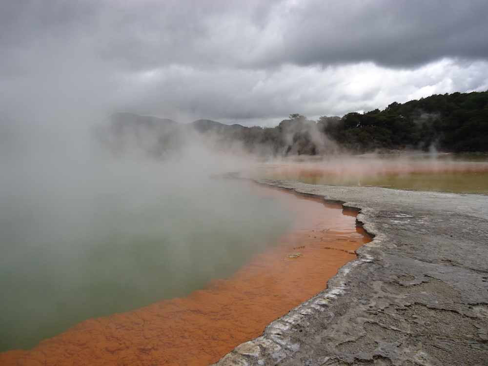 Geothermal parks in Rotorua