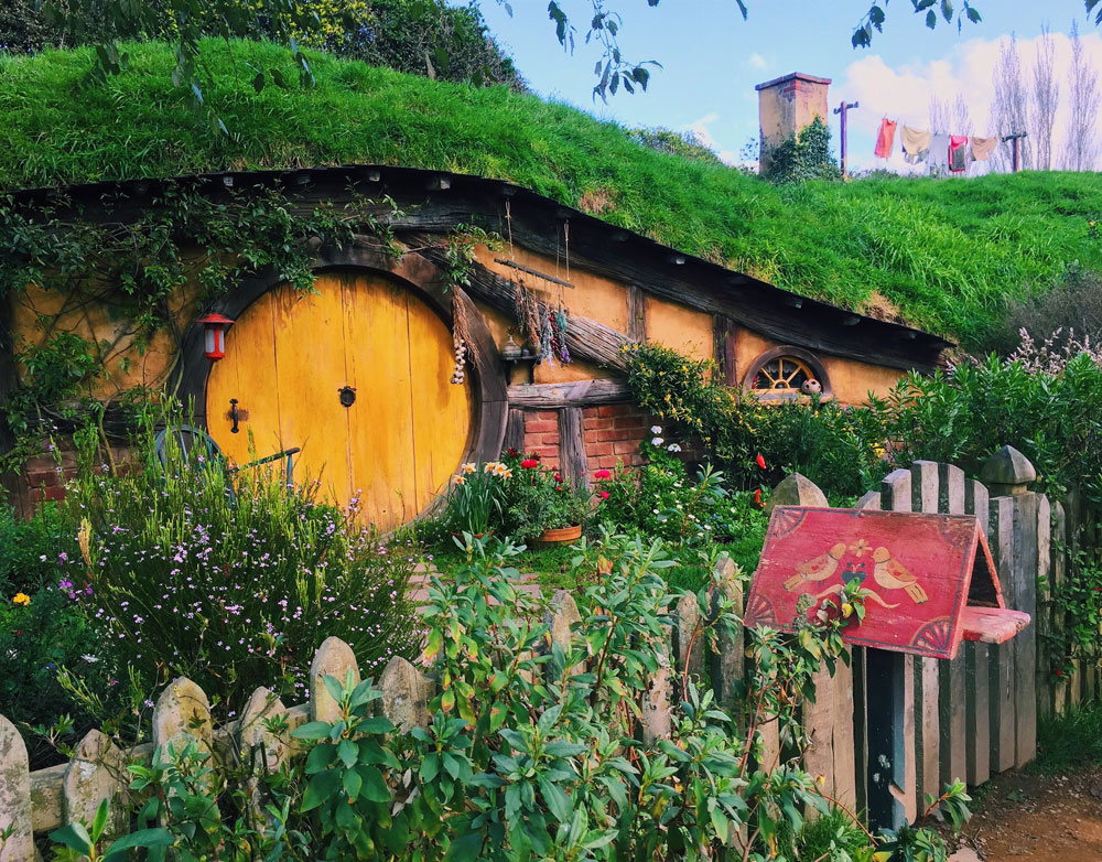 Hobbiton | Photo by Katherine Farrell, University of Hartford, studied abroad at Victoria University of Wellington