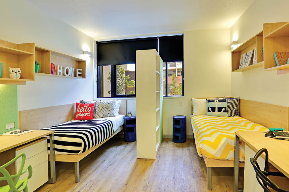 TEAN Sydney off campus housing bedroom example