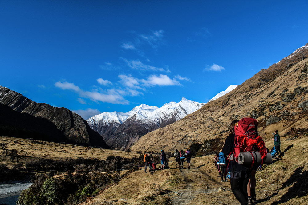 Mt Aspiring hike with Otago University tramping club