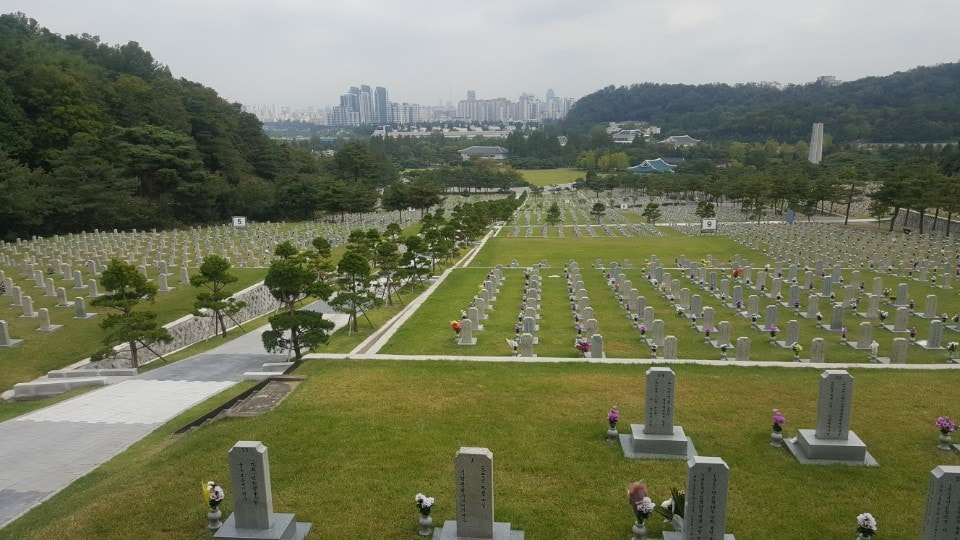 View of Seoul National Cemetery