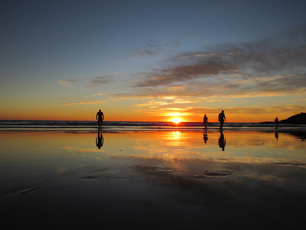 Manly beach at sunrise