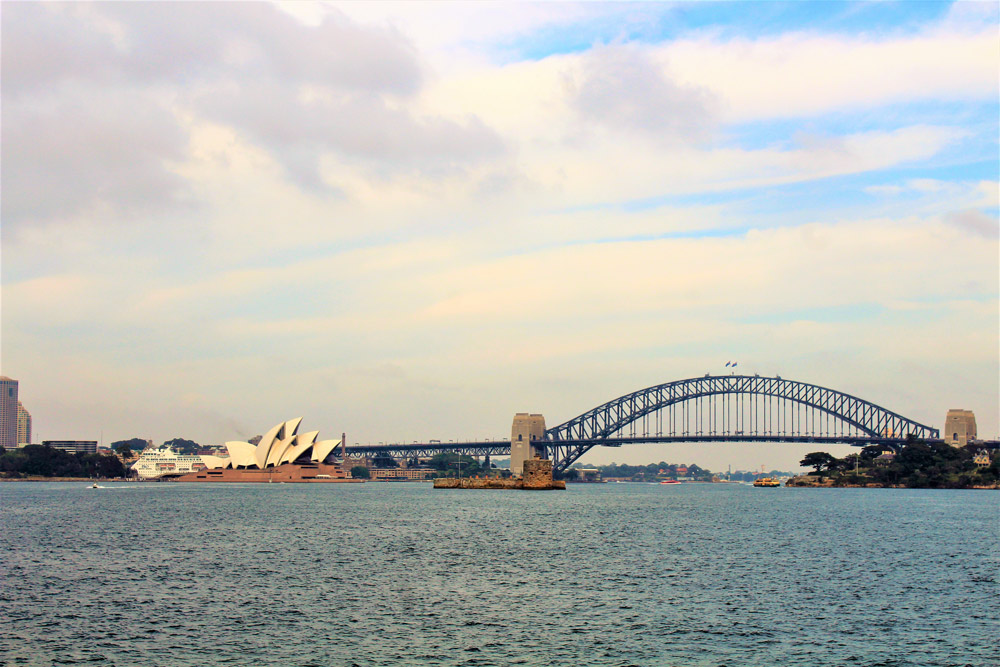 View of Sydney from Manly ferry