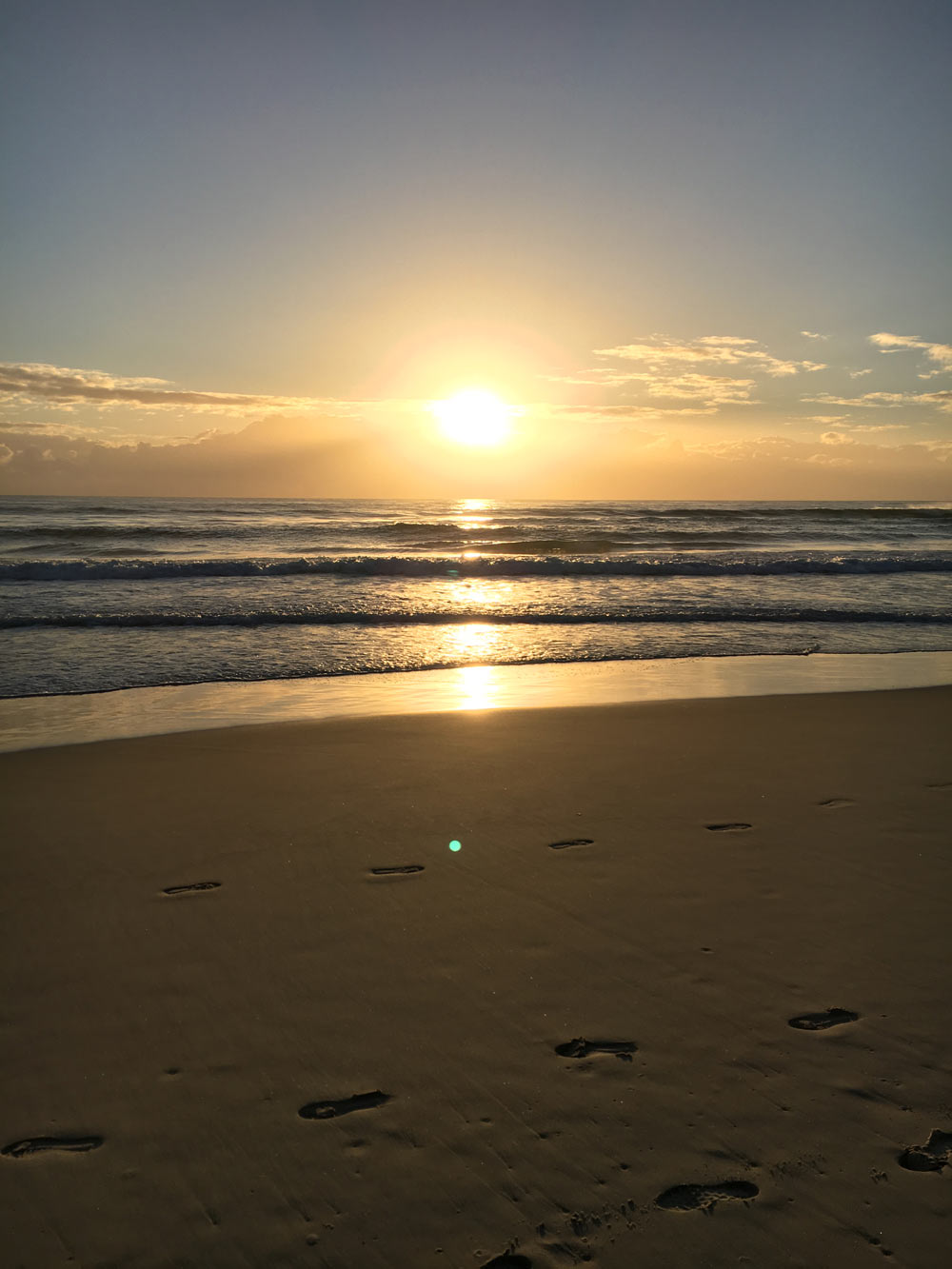 Sunrise in Australia