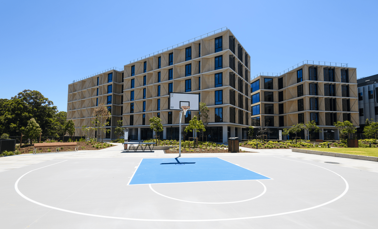 Macquarie basketball field