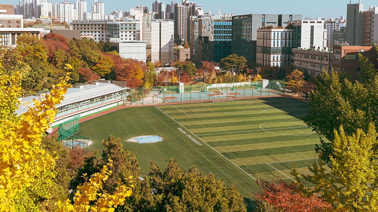 Sogang University Field in fall